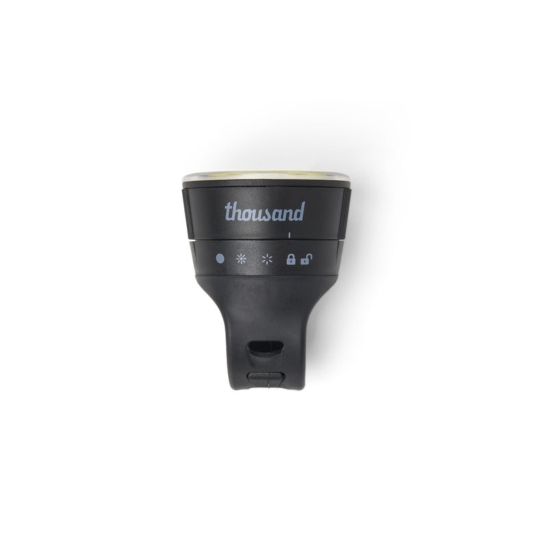 Thousand Traveler 2.0 Magnetic Bike Light Stealth Black Front