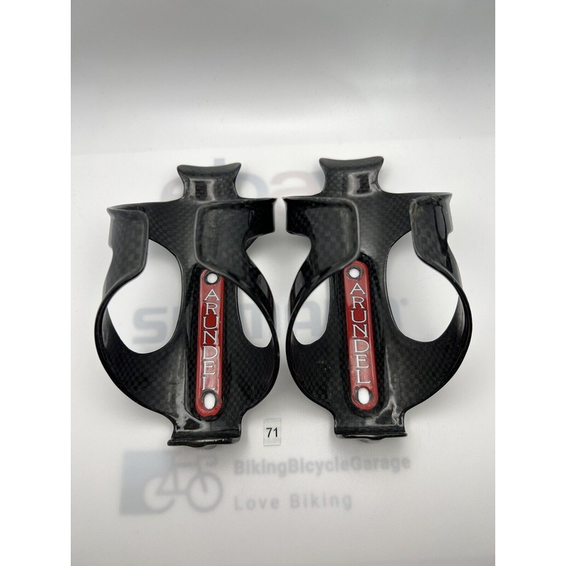 (2) Arundel Dave-O Carbon Bottle Cages 59g