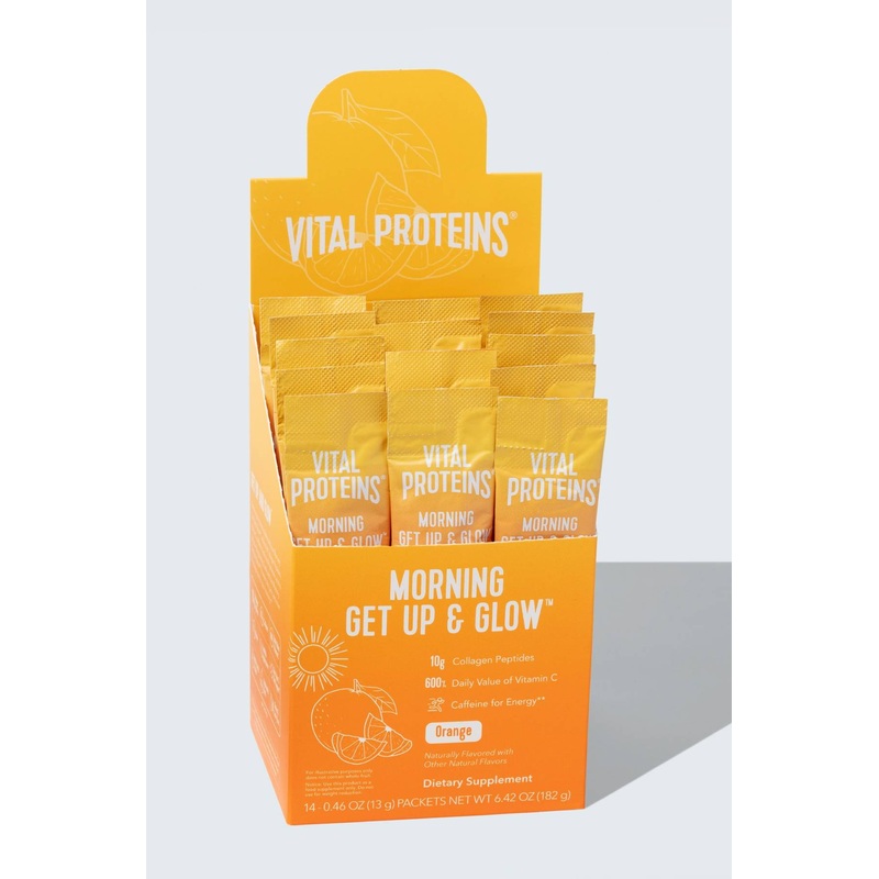 Vital Proteins Morning Get Up and Glow Stick Pack Box 14ct