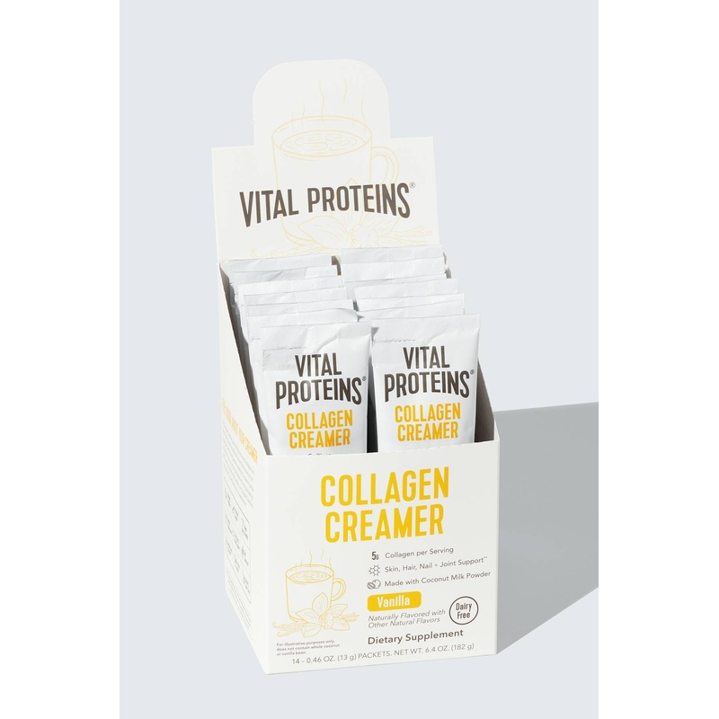 Vital Proteins Collagen Creamer Vanilla Stick Pack Box 14ct