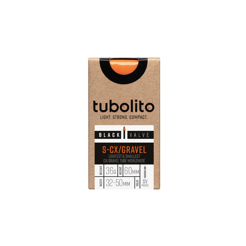 Tubolito S-Tubo CX/Gravel 700 x 32-50mm Tube 60mm Presta Black