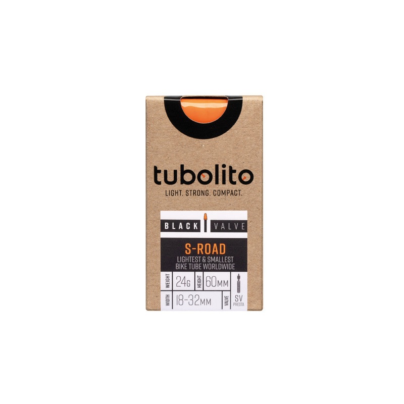 Tubolito S-Tubo Road 700 x 18-32mm Tube 60mm Presta Black