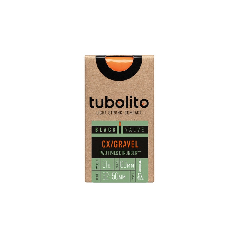 Tubolito Tubo CX/Gravel 700 x 32-50mm Tube 60mm Presta Black