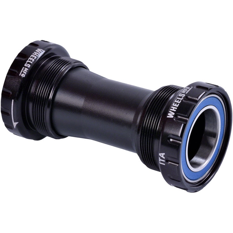 Wheels Manufacturing Italian Bottom Bracket - 24mm Spindle ABEC 3 Black