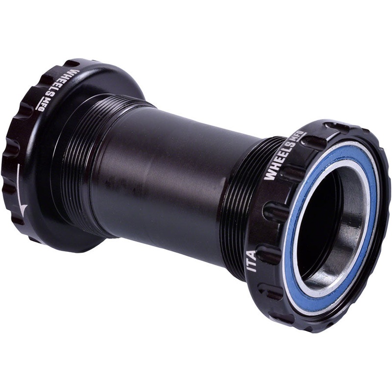 Wheels Manufacturing Italian Bottom Bracket - 30mm Spindle ABEC 3 Black