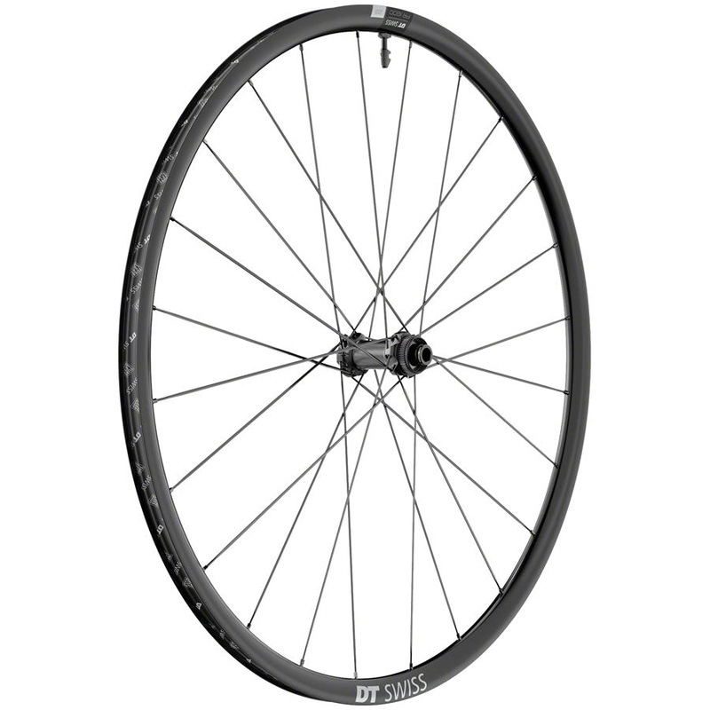 DT Swiss PR 1600 Spline 23 Front Wheel - 700 12 x 100mm Center-Lock Black