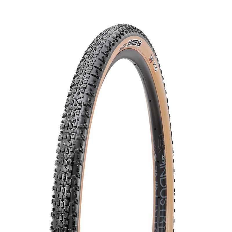 Maxxis Rambler Tire - 700 x 50 Tubeless Folding Black/Tan Dual EXO