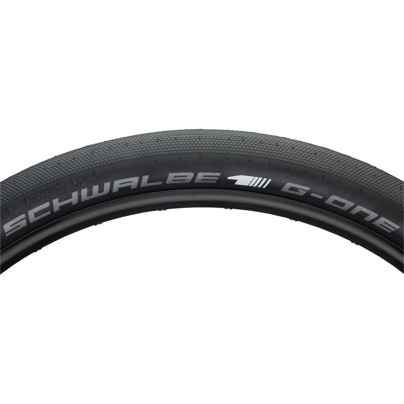 Schwalbe G-One Speed Tire - 700 x 50 / 28 x 2 Tubeless Folding BLK Evolution Line Addix SpeedGrip SuperGround E-25