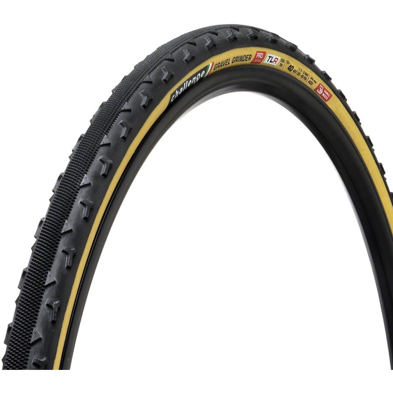 Challenge Tire Gravel Grinder Pro H-TLR Tire 700 x 40 Tan
