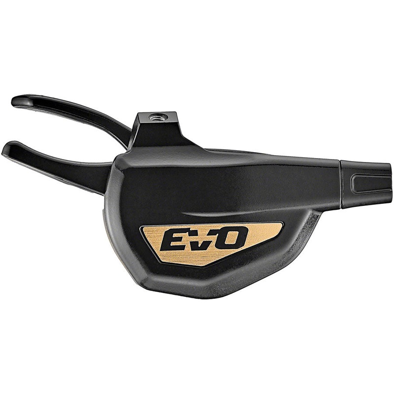 TRP SL-M9050-12R EVO Shifter - Rear 12-Speed With Discrete Clamp MatchMaker Compatible 2400mm Shift Cable BLK/Gold
