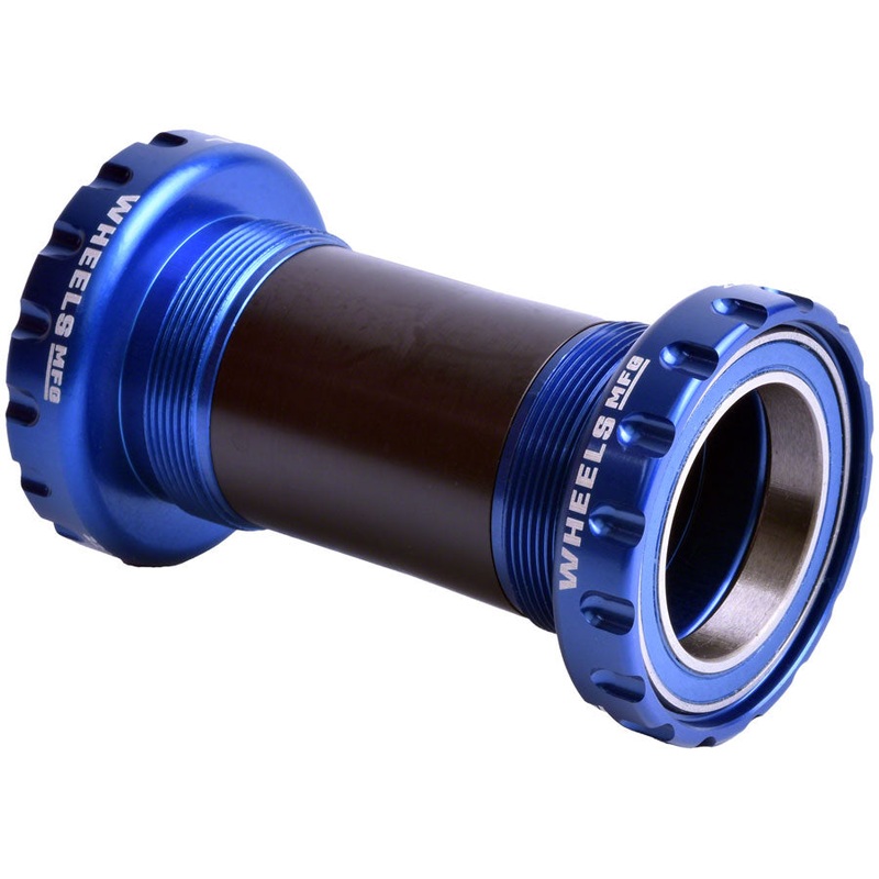 Wheels Manufacturing BSA Bottom Bracket - DUB Spindle ABEC 3 Blue