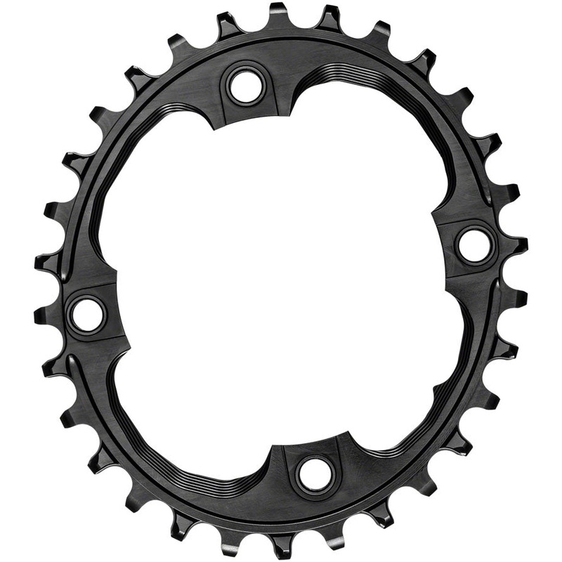 absoluteBLACK Oval 94 BCD Chainring - 32t 94 BCD 4-Bolt Narrow-Wide Black
