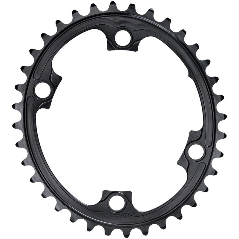 absoluteBLACK Premium Oval 110 BCD Road Inner Chainring Shimano Dura-Ace 9000 - 36t 110 Shimano Asymmetric BCD 4-Bolt BLK