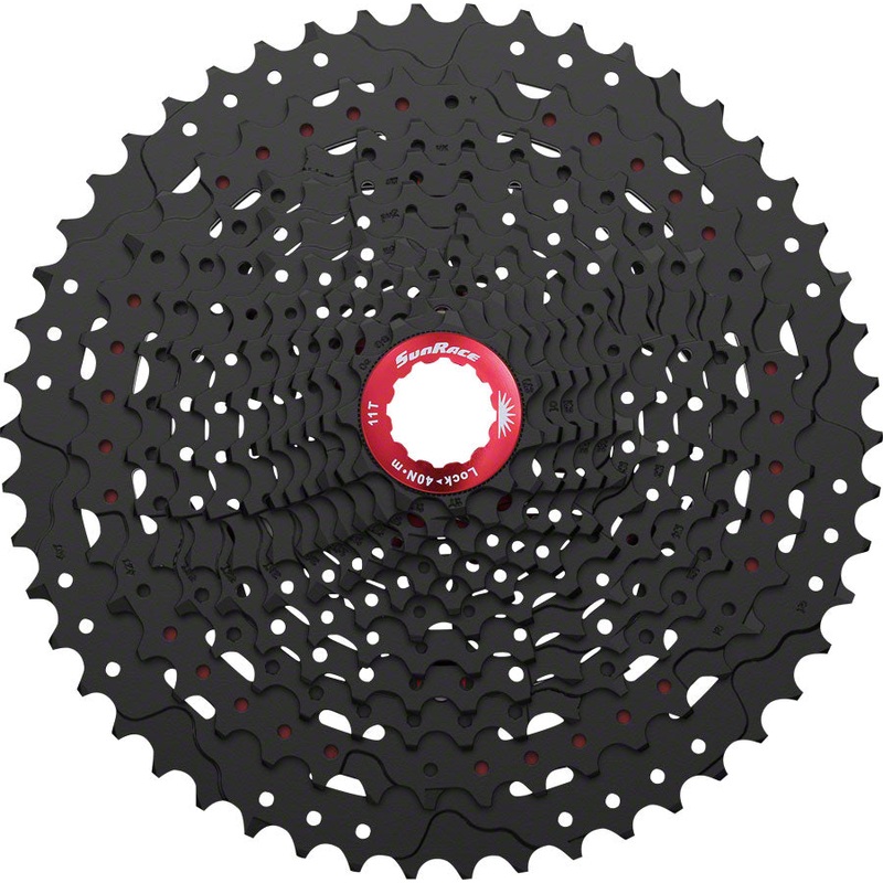 SunRace MX8 Cassette - 11 Speed 11-50t Black