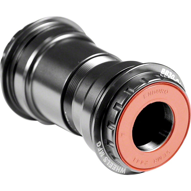 Wheels Manufacturing BB30 to SRAM Bottom Bracket ABEC-3 Bearings BLK Cups