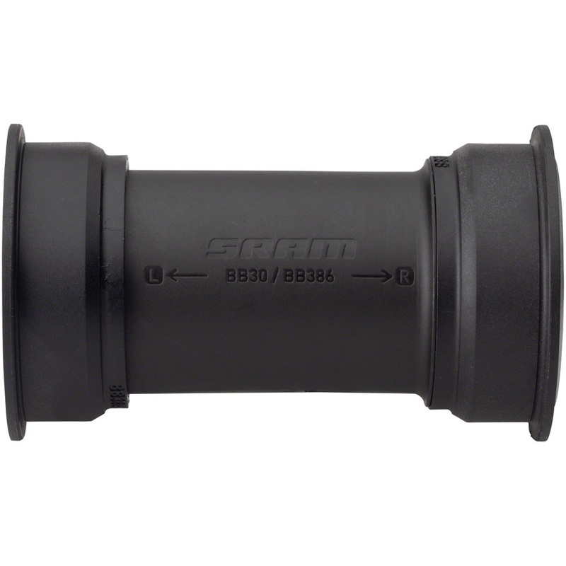 SRAM DUB PressFit BB386 Bottom Bracket - 386 EVO 86mm Road Black