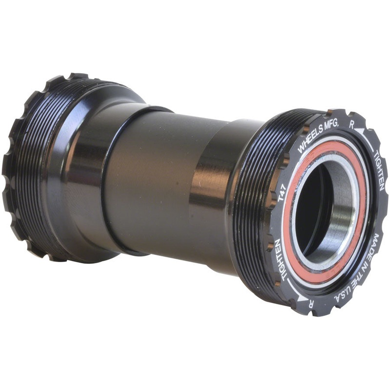 Wheels Manufacturing T47 Inboard Bottom Bracket Angular Contact Bearings 24mm Shimano Spindles