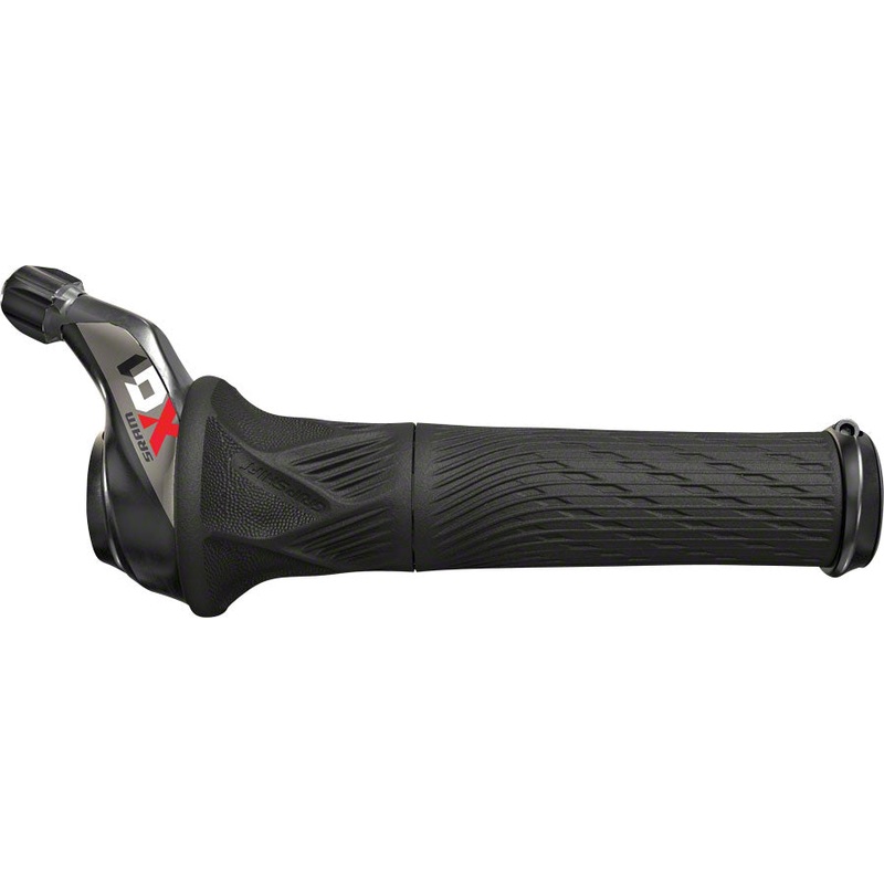 SRAM X01 Eagle 12-Speed GripShift Shifter Discrete Clamp BLK Red Logo