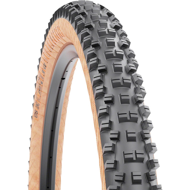 WTB Vigilante Tire - 29 x 2.3 TCS Tubeless Folding BLK/Tan Light/Fast Rolling Dual DNA SG2