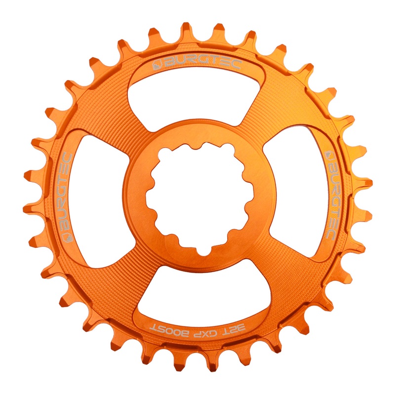 Burgtec GXP Boost 3mm Thick Thin Chainring 32T - Iron Bro Ora