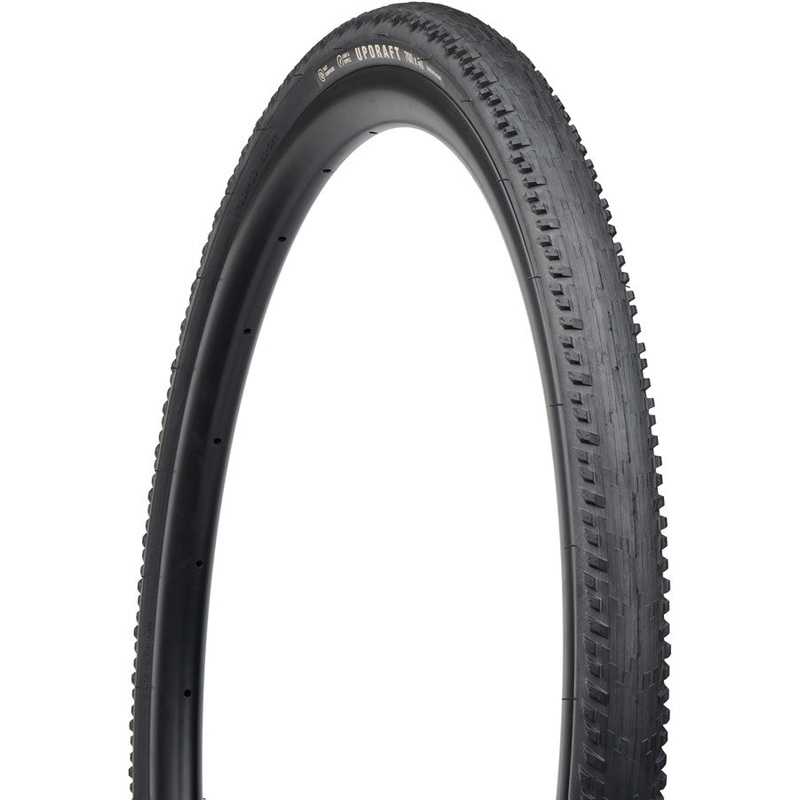 Teravail Updraft Tire - 700 x 40 Tubeless Folding BLK Durable Fast Compound