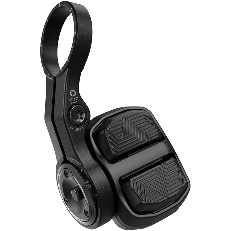 SRAM AXS POD Electronic Controller - Left or Right Mount, Discrete Clamp, 2-Button, Black