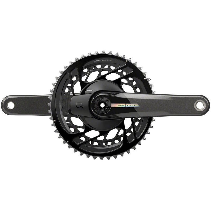 SRAM Force AXS Power Meter Crankset - 170mm, 2x 12-Speed, 46/33t, Direct Mount, DUB Spindle Interface, Iridescent Gray, D2