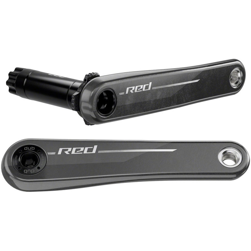 SRAM RED Crank Arm Assembly - 172.5mm, 12-Speed, 8-Bolt Direct Mount, DUB Spindle Interface, Natural Carbon, E1