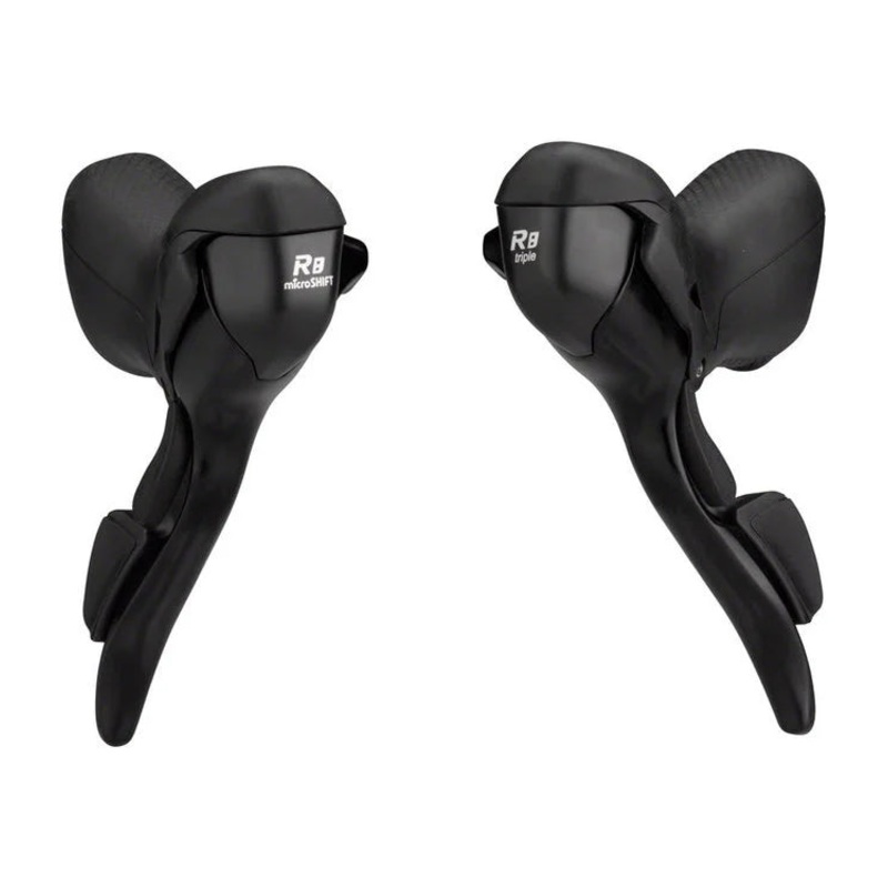 microSHIFT R8 Drop Bar Shift Lever Set 2 x 8-Speed, Shimano Compatible
