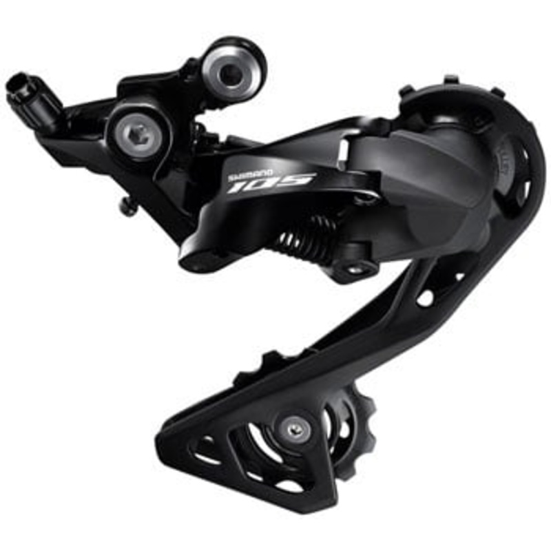 Shimano 105 RD-R7000-GS Rear Derailleur - 11-Speed, Medium Cage, Black