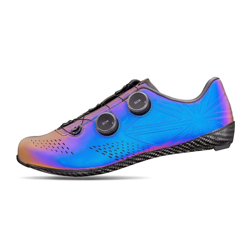 Kazze Carbon Road Shoe - Oil Slick Reflective
