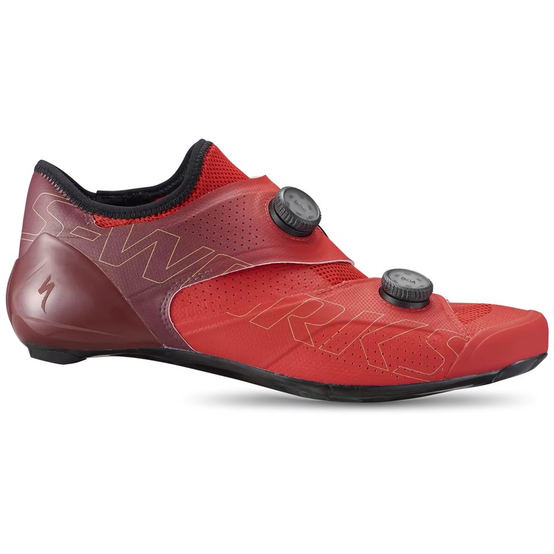S-Works Ares Road Shoe - Flo Red/Maroon