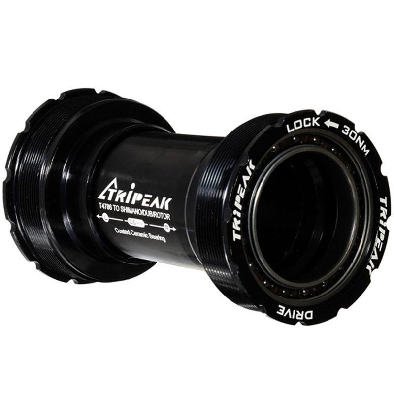 Tripeak T47 Coated Ceramic Bottom Bracket - Shimano/Sram (Black)