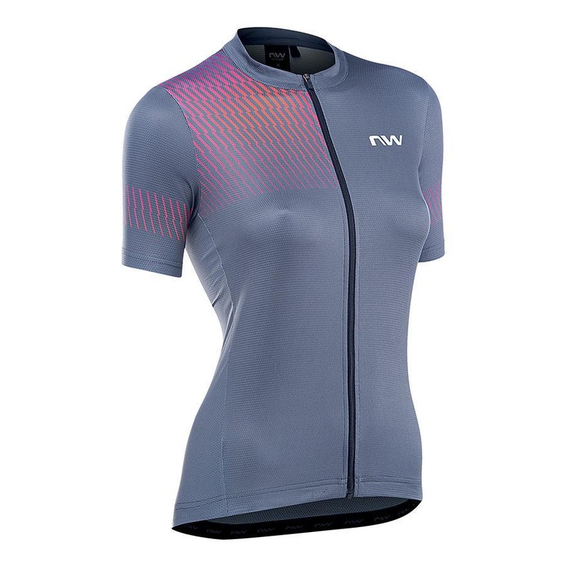 Northwave Origin Women's Cycling Jersey (Dark Grey/Pastle)