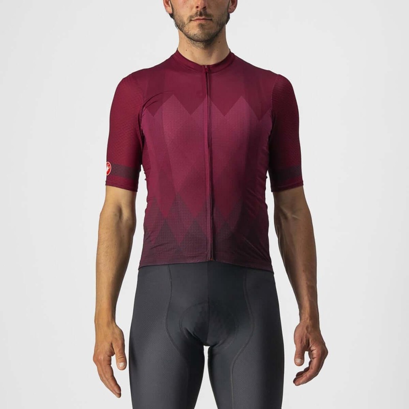 Castelli A Tutta Mens Cycling Jersey (Bordeaux)