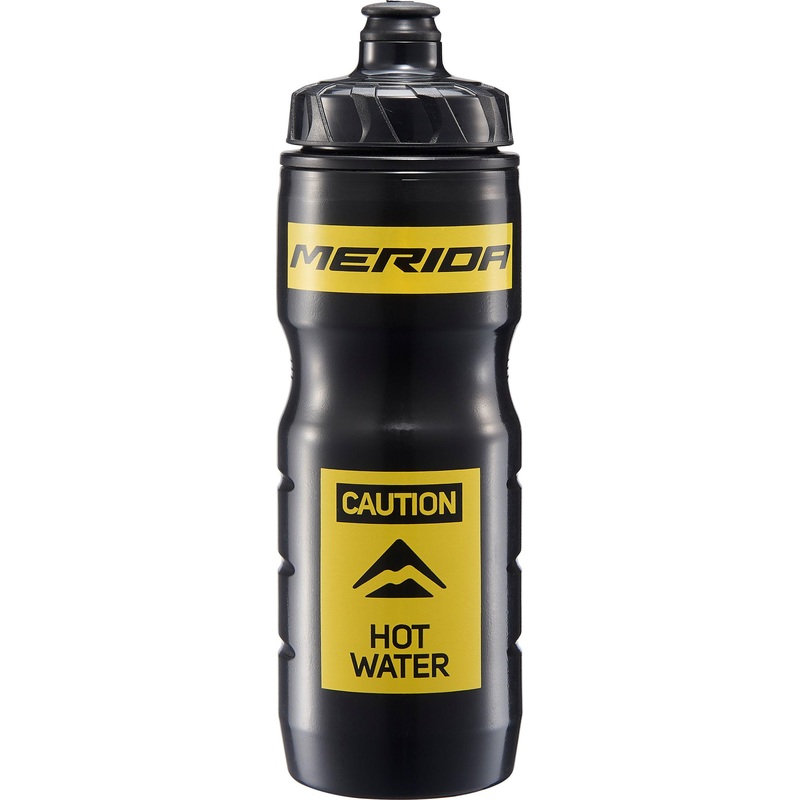 Merida Caution Thermos Bottle (Black/Yellow)