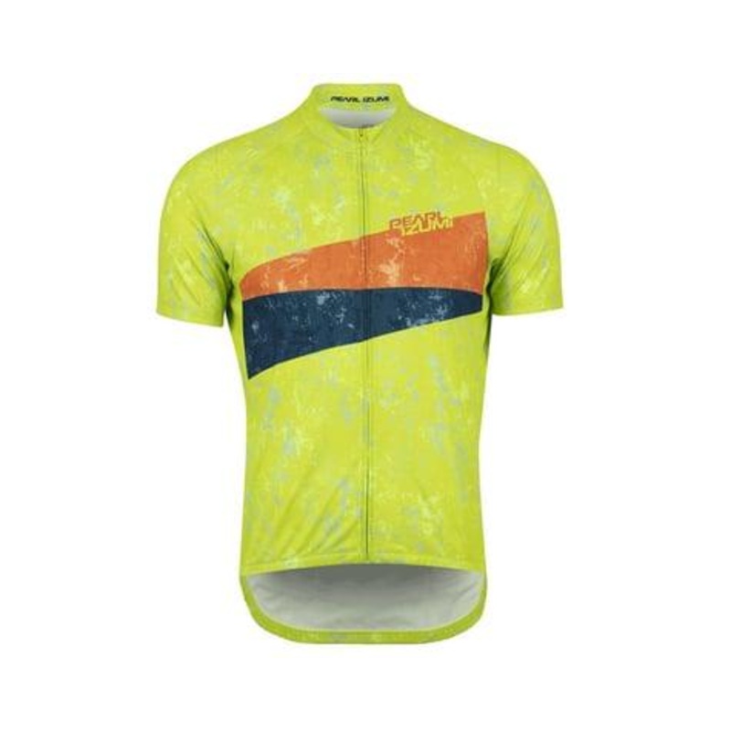 Pearl Izumi Classic Men's Cycling Jersey (Lime Zinger Vintage Prime)