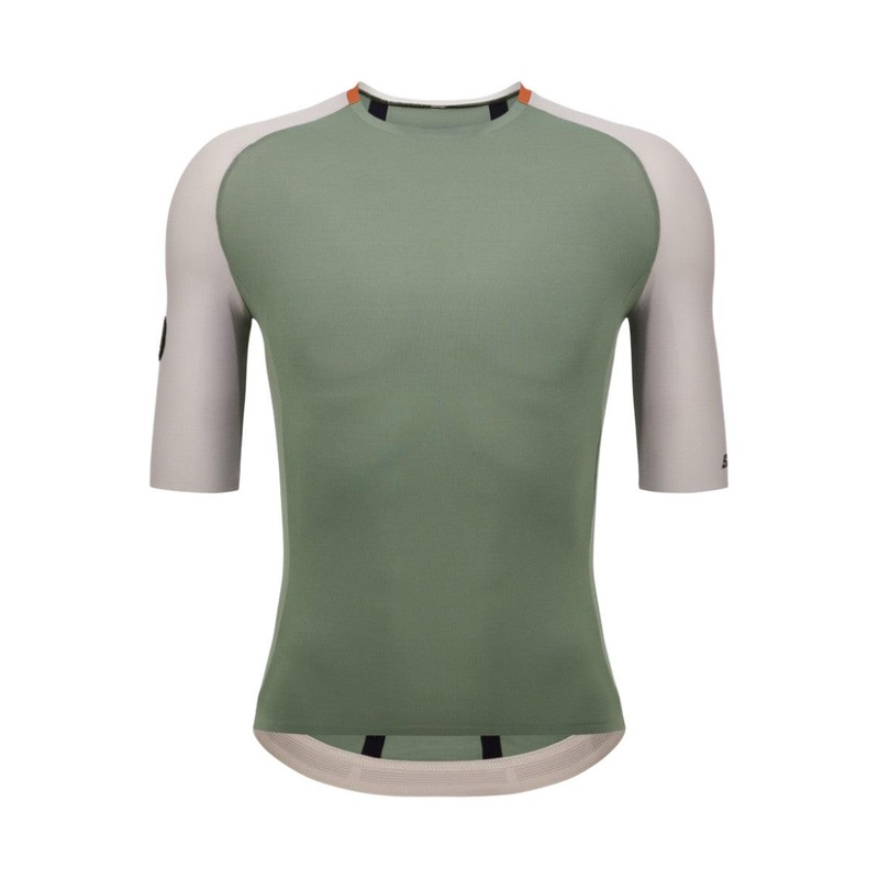 Santini Pelle Unisex Cycling Jersey (Green)