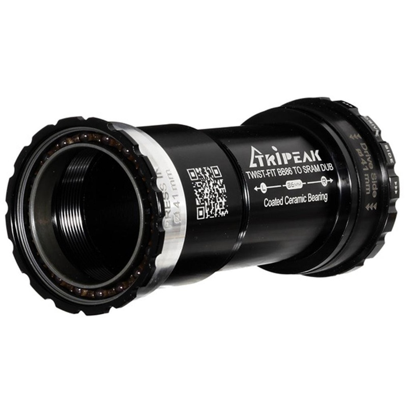 Tripeak BB86 Coated Ceramic Bottom Bracket - Sram DUB (Black)