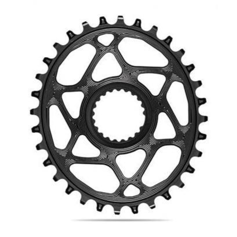 AbsoluteBlack Shimano 1x Oval 12 Speed Chainring (Black)