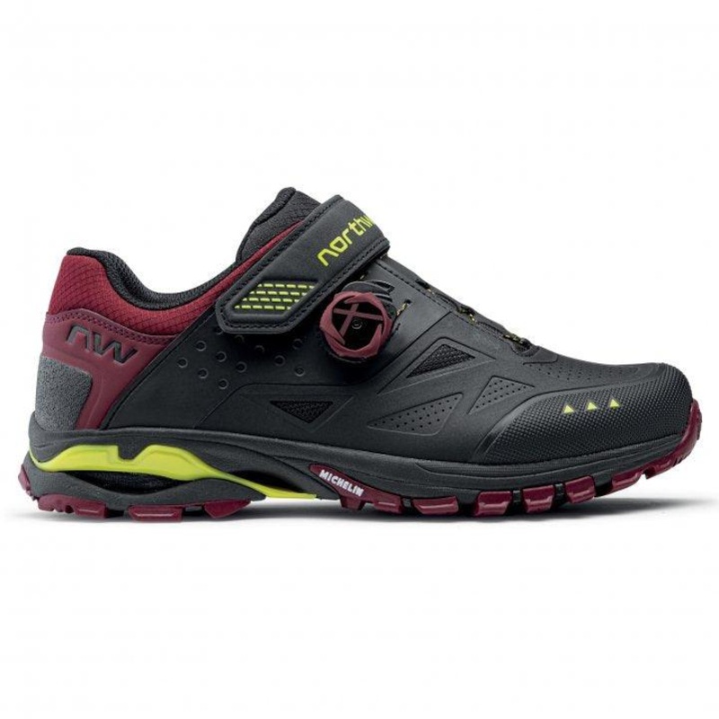 Northwave Spider Plus 3 MTB Cycling Shoes (Black/Plum)