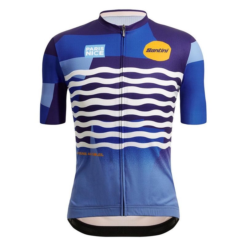 Santini TDF Paris Nice Mens Cycling Jersey (Print)