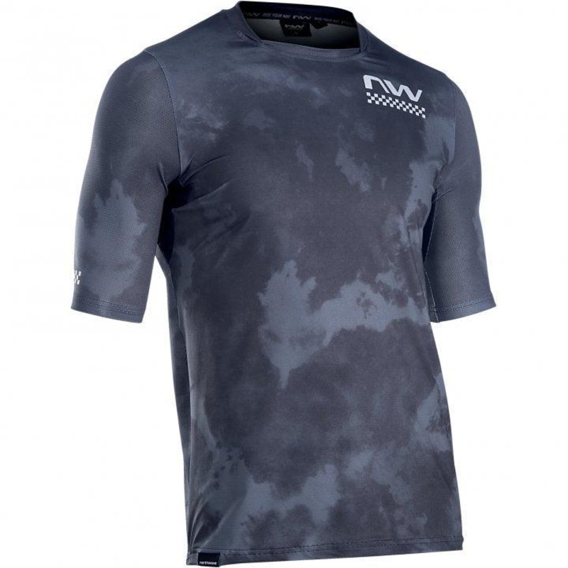 Northwave MTB Bomb Mens Cycling Jersey (Dark Grey/Grey)