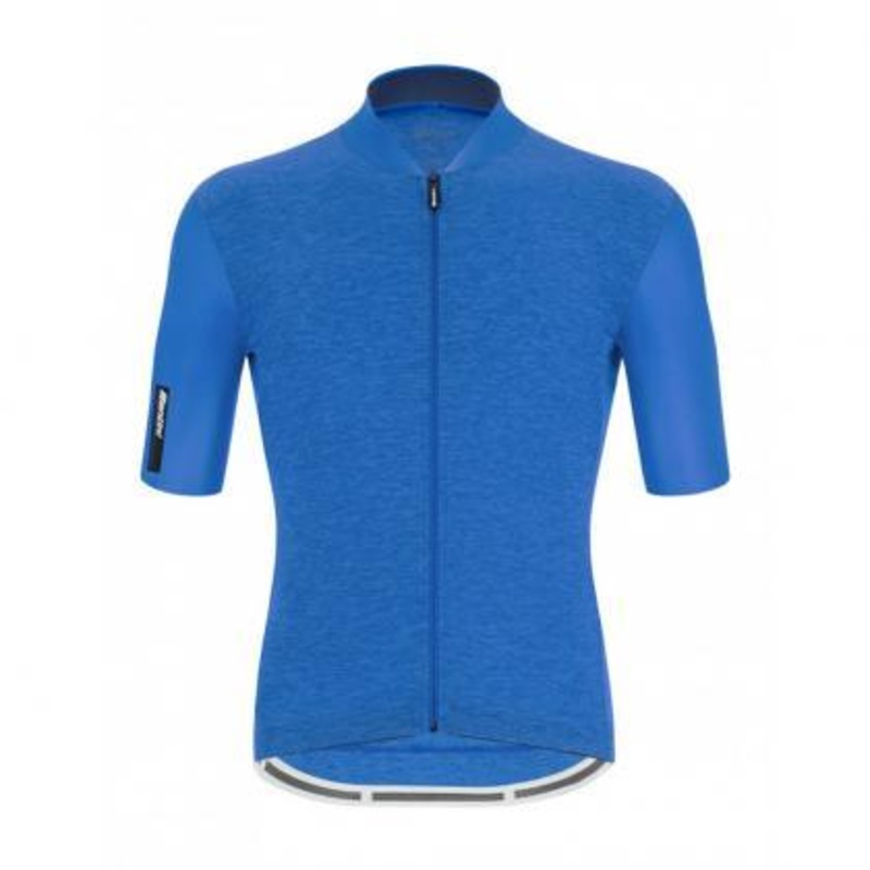 Santini Colore Puro Mens Cycling Jersey (Royal Blue)