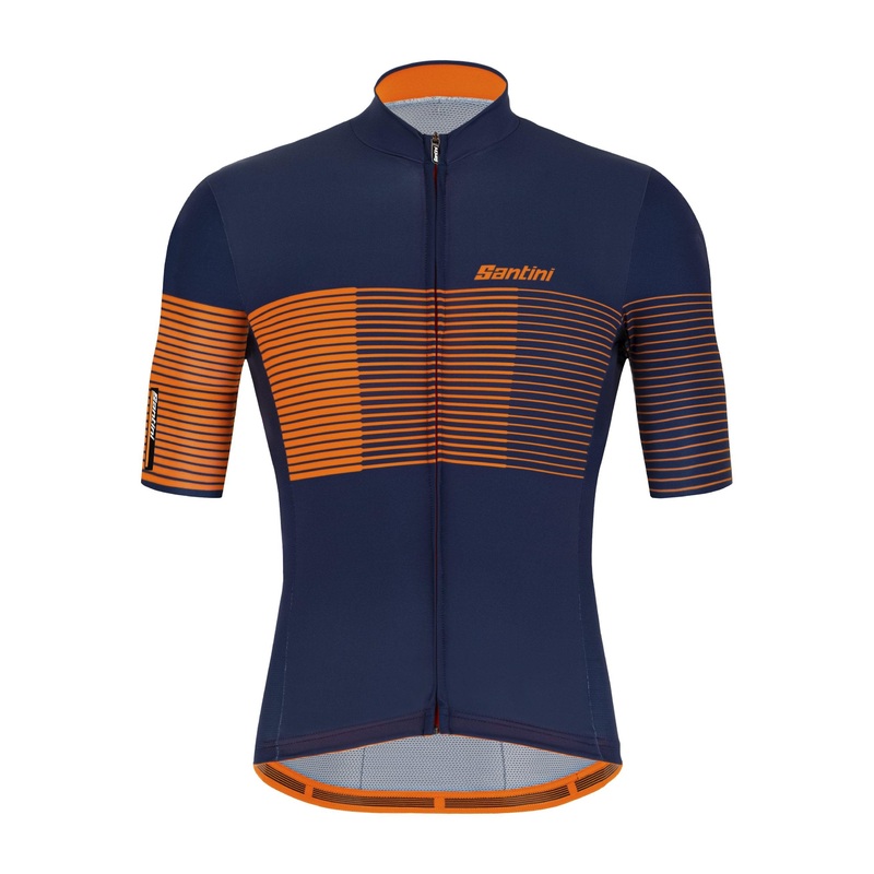 Santini Tono Freccia Mens Cycling Jersey (Blue)