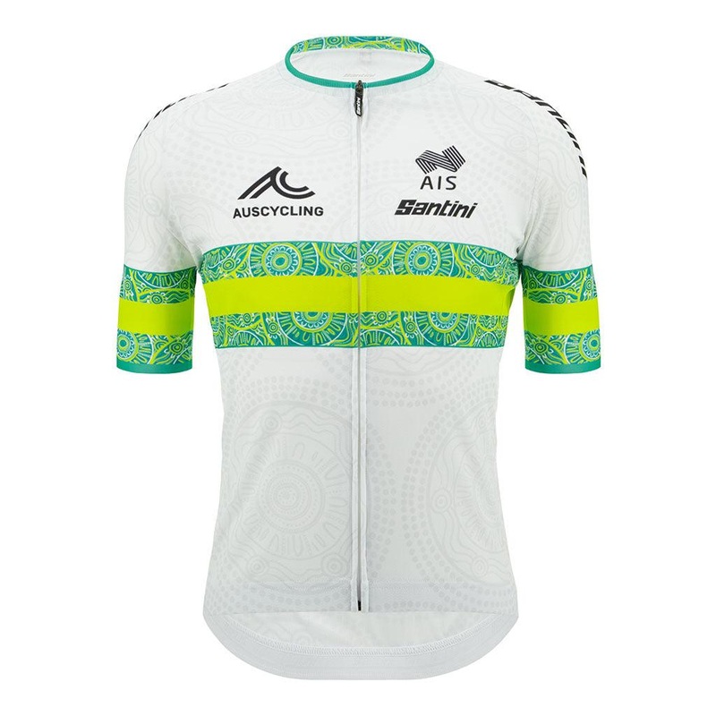 Santini Australia National Team Mens Cycling Jersey (Print)