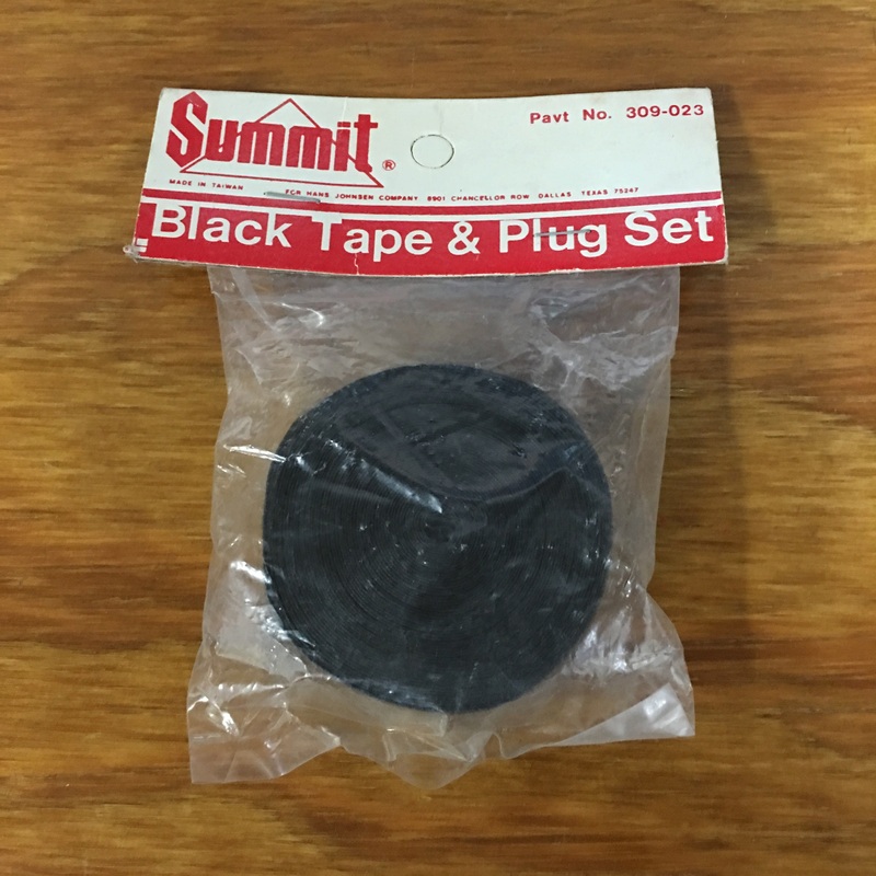 SUMMIT BICYCLE HANDLE BAR TAPE BLACK FITS SCHWINN ROAD RACING BIKES OTHERS