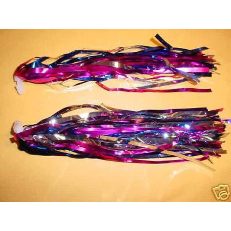 BICYCLE STREAMERS BRITE COLORFUL FOR BIKES NEW COOL
