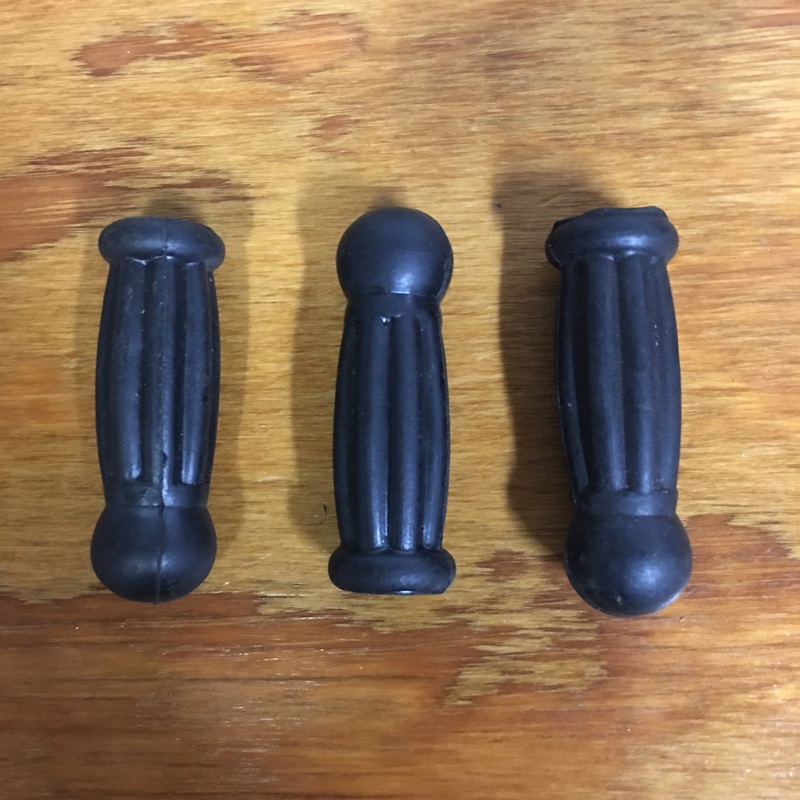 BLACK GRIPS FOR COPAR PANZER TRACTOR & OTHERS VINTAGE NOS
