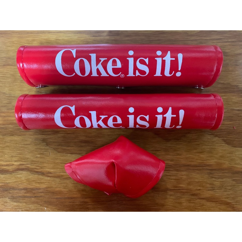 BMX BICYCLE PADS COKE IS IT VINTAGE SET NOS